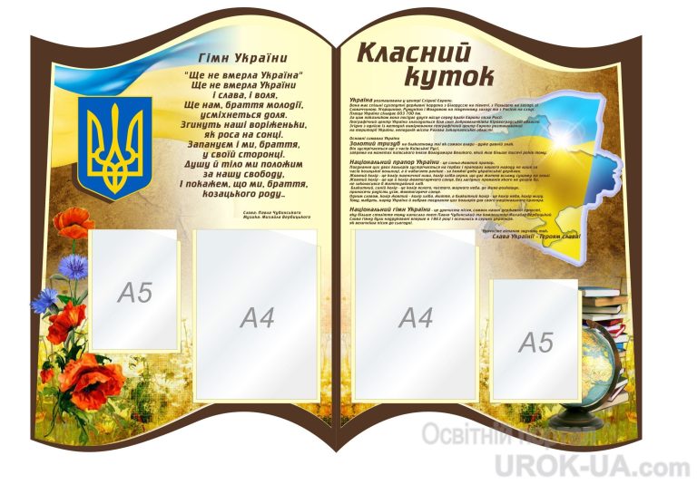 Ідеї оформлення класного куточка патріотичної тематики