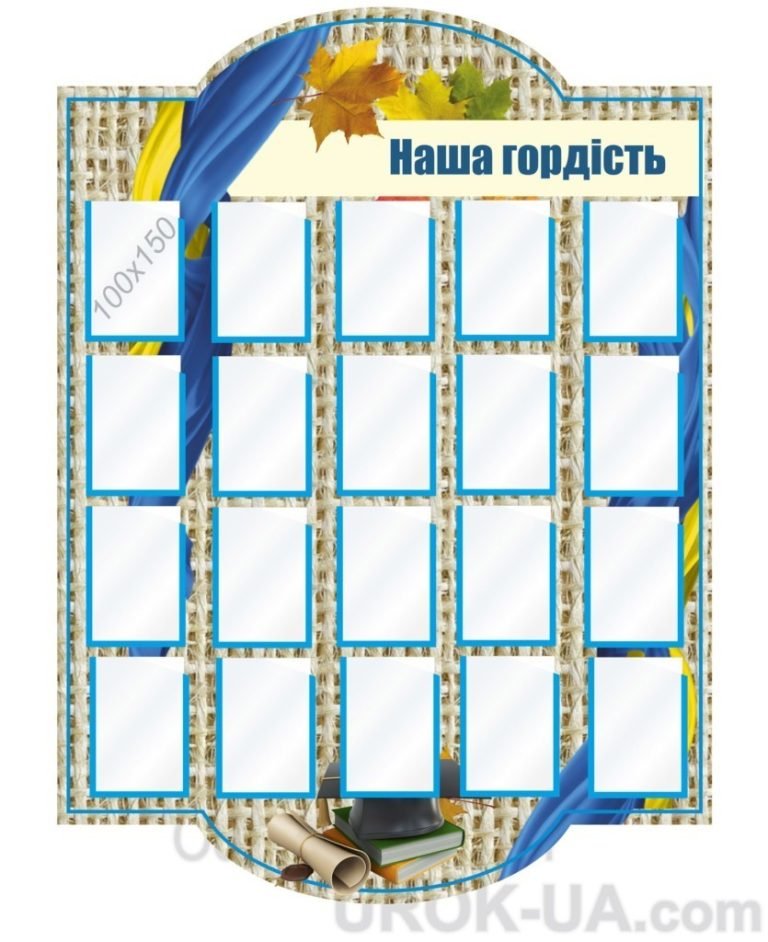 Оформлення шкільного стенду: наша гордість учнівського колективу