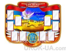 Стенд "Воїни АТО" (Код: 1-Р-11)