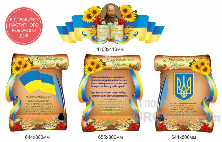 Патріотичне оформлення для шкільних кабінетів України