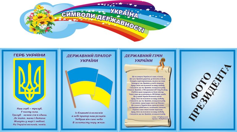 Державні символи України в шкільному оформленні