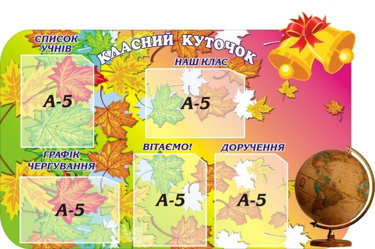 Яскравий класний куточок: створіть унікальний дизайн для школи