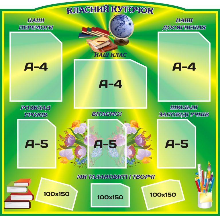 Класний куточок для школи