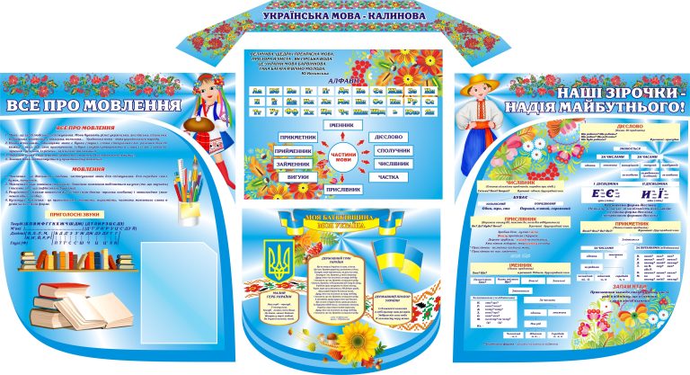 Українська мова: цікаві стенди для шкільних кабінетів