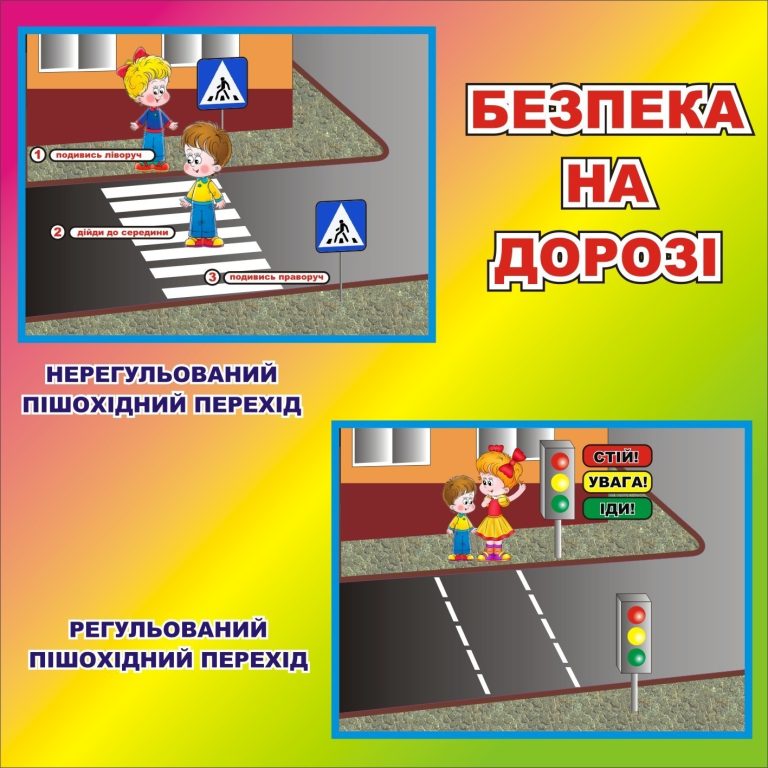 Безпека на дорозі: навчальні матеріали для школярів