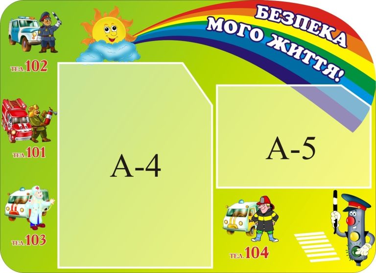 Навчальний стенд для безпеки в школі: важливі контакти