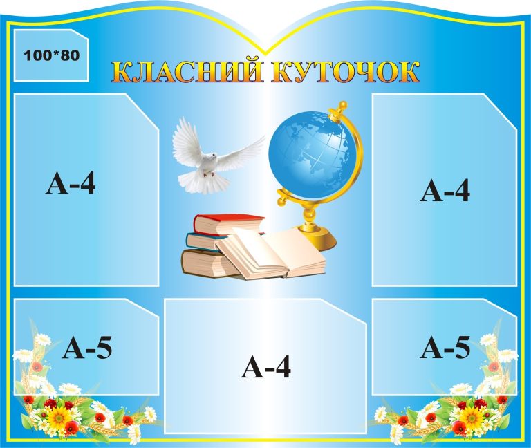 Затишний і пізнавальний куточок для класної кімнати