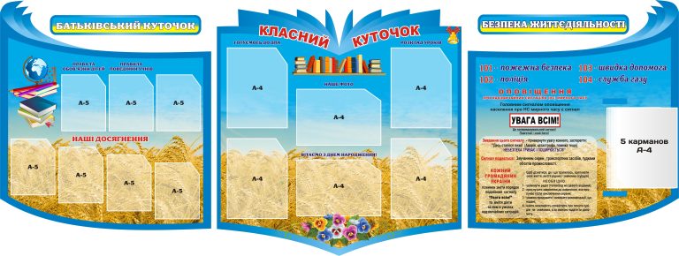 Інформативні стенди для шкільного кабінету: організація та безпека.