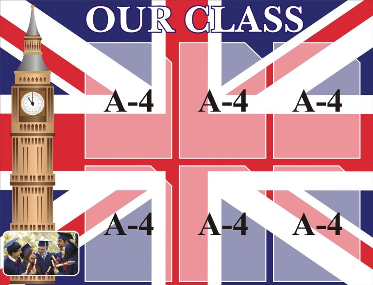 Стенд'Our Class' для англійського куточка