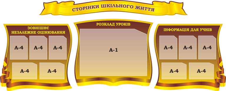 Оформлення стендів для ефективного шкільного комунікаційного простору