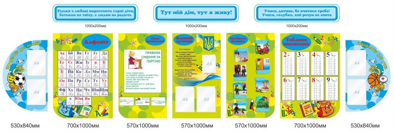 Яскраве оформлення шкільної кімнати для успішного навчання