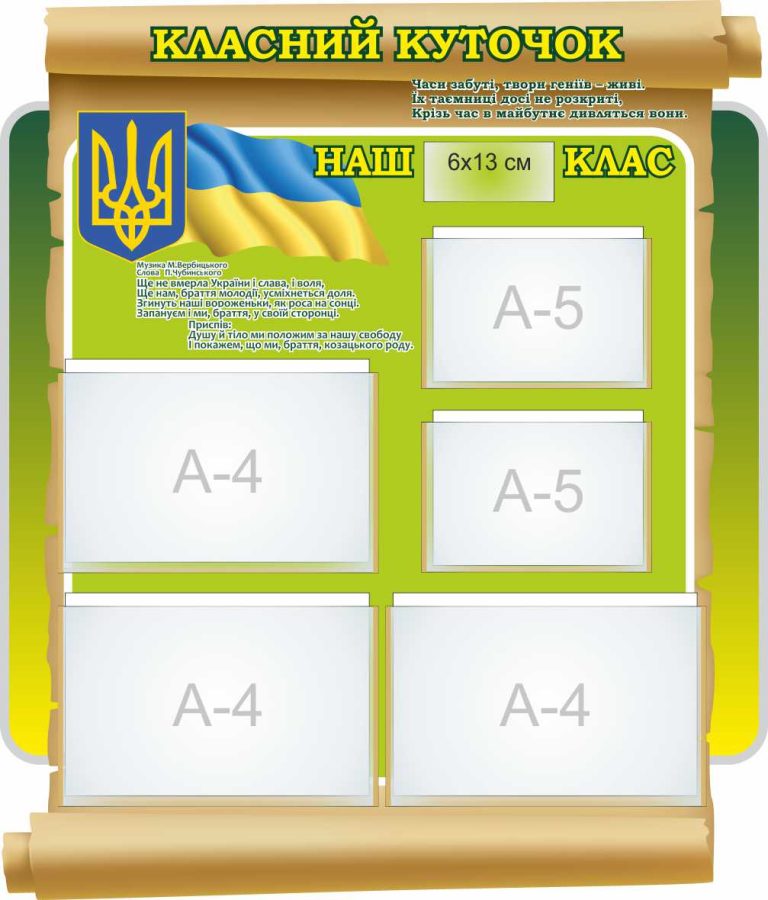 Інтерактивний класний куточок для натхнення учнів