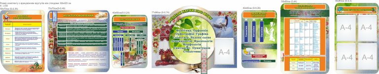 Сучасне оформлення кабінету української мови для школи