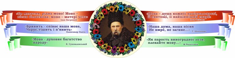 Цінуймо рідну мову: оформлення для шкільних кабінетів