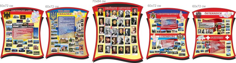 Стенди для європейських куточків у вашій школі