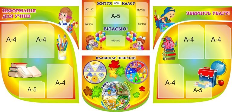 Яскравий декор для шкільного кабінету: ідеї та натхнення