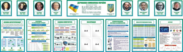 Сучасні стенди для шкільної інформатики та історії компьютера