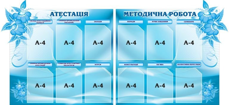 Інформаційні стенди для ефективної роботи шкільного персоналу