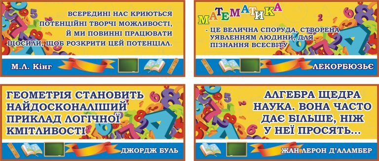 Стіни класу оживають: натхнення від математиків