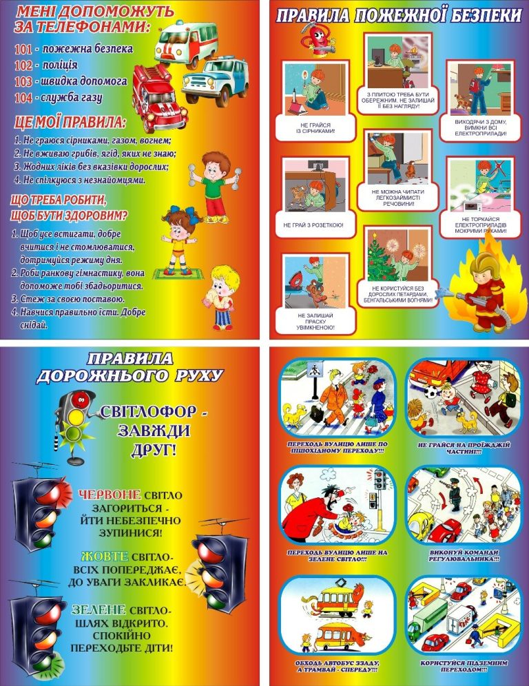 Безпека в школі: правила дорожнього руху та пожежної охорони