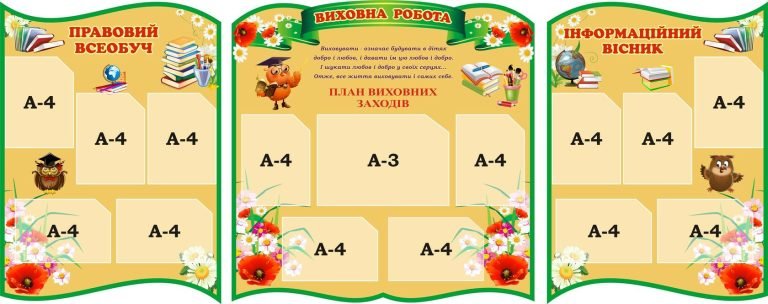 Інтерактивні стенди для яскравого навчального простору