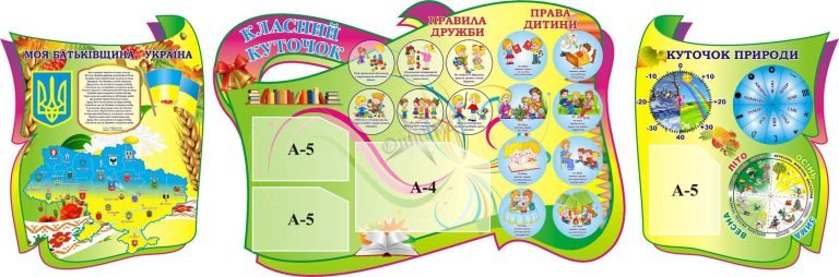 Оформлення шкільних стендів для навчання і розвитку